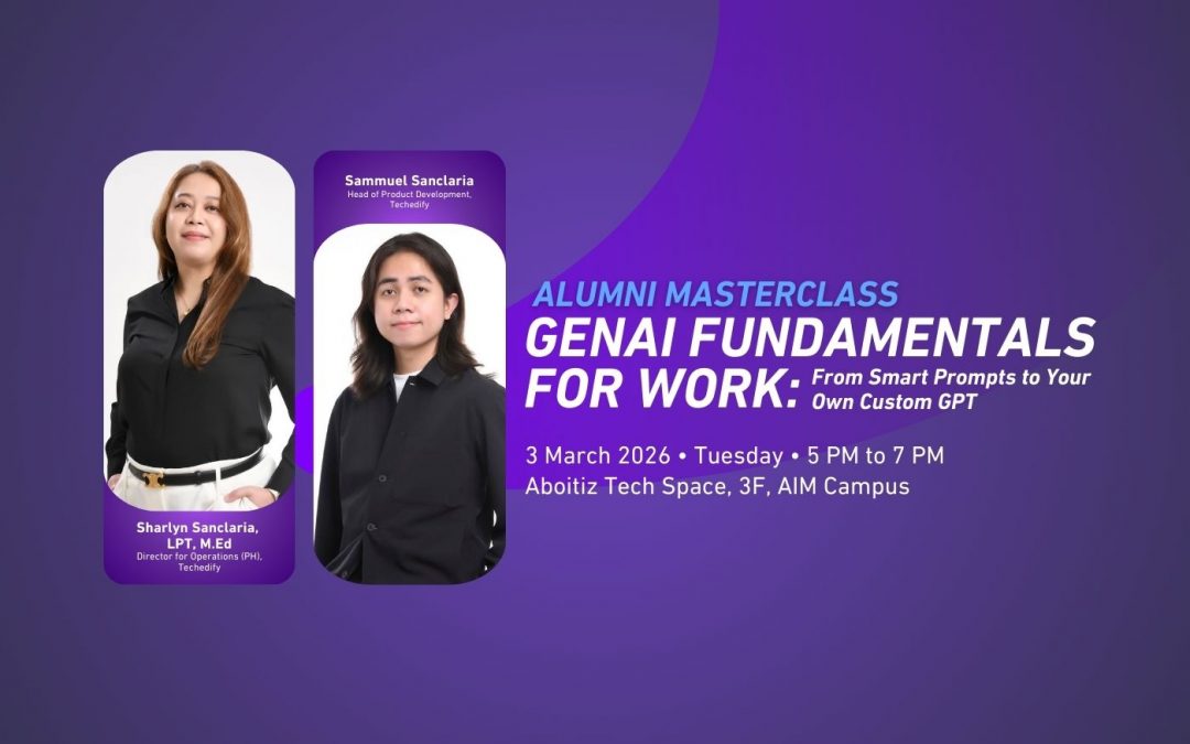 Alumni Masterclass • GenAI Fundamentals for Work